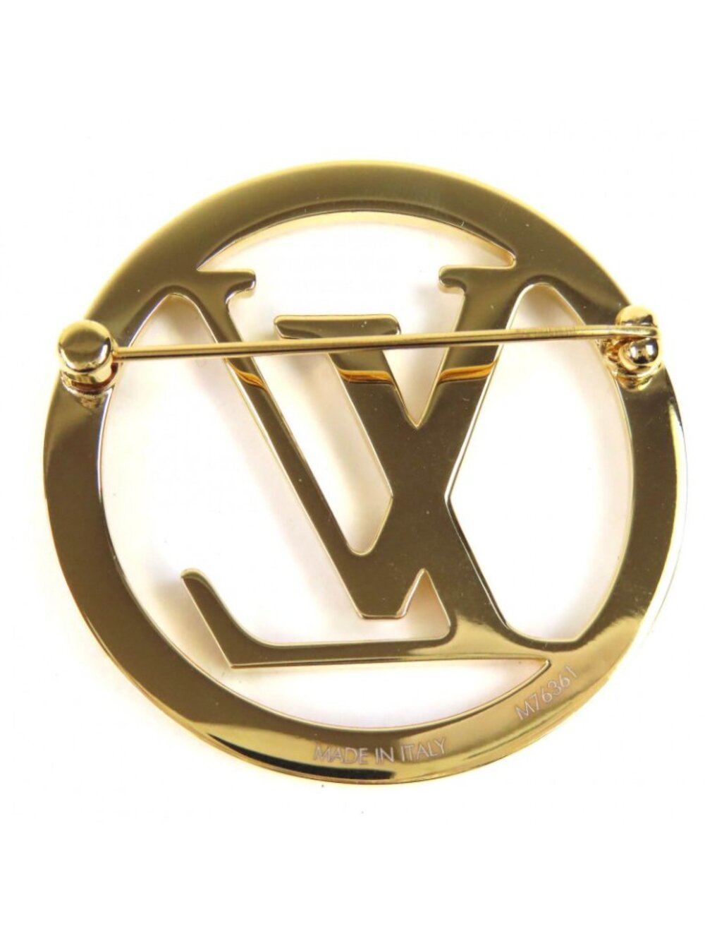 Louis Vuitton Echarpe Mini Reykjavik Cashmere 100% LV with Circle Brooch - Picture 11 of 12